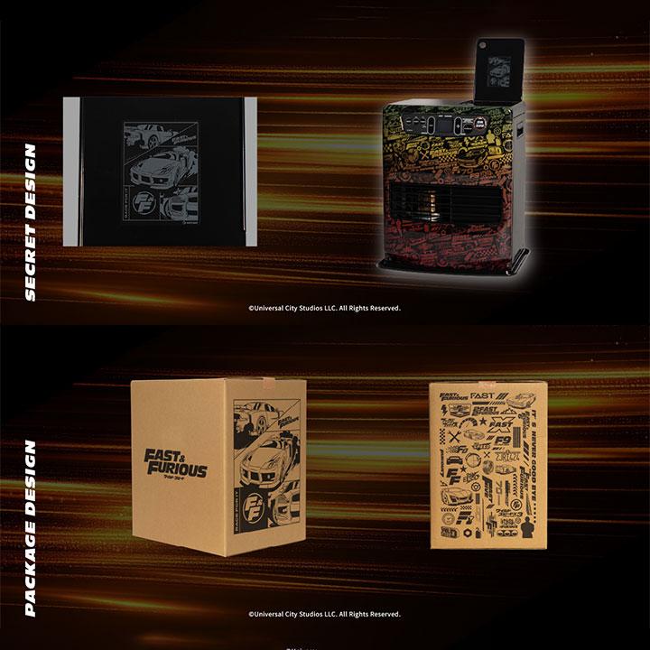 【在庫有り】トヨトミ 石油ファンヒーター LC-33FF(B) TOYOTOMI×FAST&FURIOUS ワイルド・スピード コラボモデル 暖房 タンク5.0L 9〜12畳 TOYOTOMI | Panasonic | 07