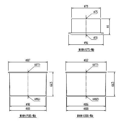 【CF-200AD】リクシル 変換アダプター 【LIXIL】 | INAX | 01
