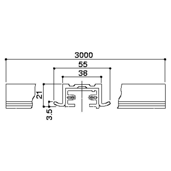 【DH0265】パナソニック 埋込用フレーム 配線ダクト用 【panasonic】 | Panasonic | 01