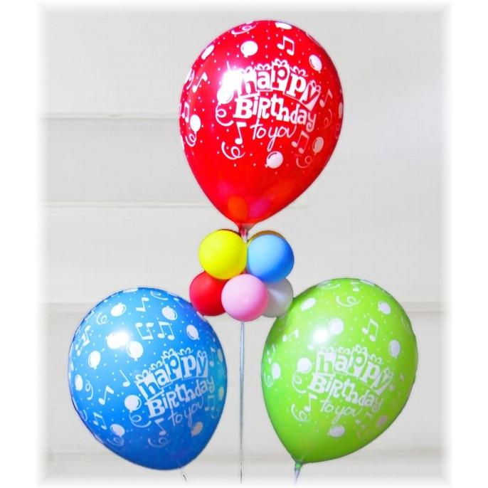 繰り返し使える！エアーバルーンブーケ（お誕生日用）誕生日バルーン 誕生日風船 サプライズ airballoonbouquet