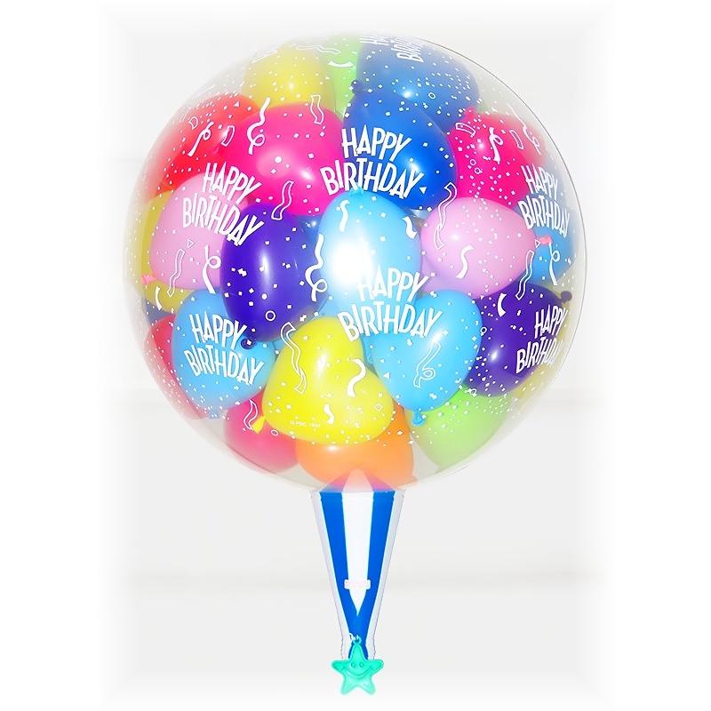 大型商品 誕生日バルーン 誕生日風船 誕生日サプライズ クラッカーバルーン5０ Happybirthday ブルーミックス Cracker50 Happybirthday Bluemix バルーンショップ コンパス 通販 Yahoo ショッピング