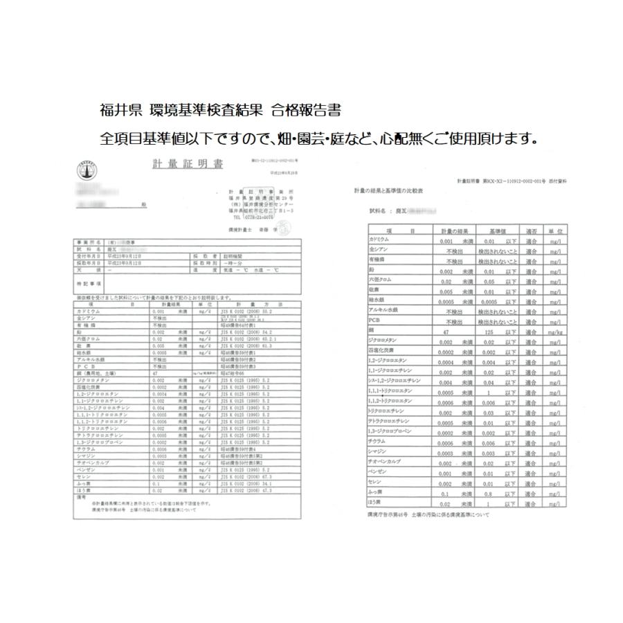 瓦チップ 砂利 庭石 鉢底石 ガーデニング ２５ｋｇ「越前赤瓦」「銀鼠（ぎんねず）」ミックス |  | 11