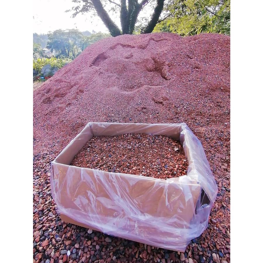 瓦サンド(瓦砂) ２５kg 砂利 ドッグラン 雑草対策 ガーデニング 菜園 園芸土「越前赤瓦」「銀鼠（ぎんねず）」ミックス |  | 02