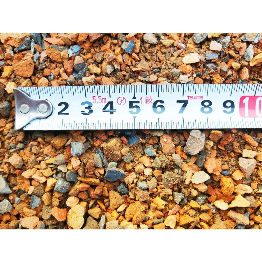 瓦サンド(瓦砂) ２５kg 砂利 ドッグラン 雑草対策 ガーデニング 菜園 園芸土「越前赤瓦」「銀鼠（ぎんねず）」ミックス |  | 03