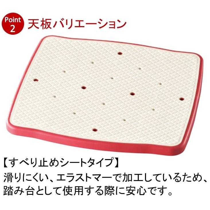 安寿 ステンレス製浴槽台R あしぴたシリーズ ミニ10 すべり止め 風呂