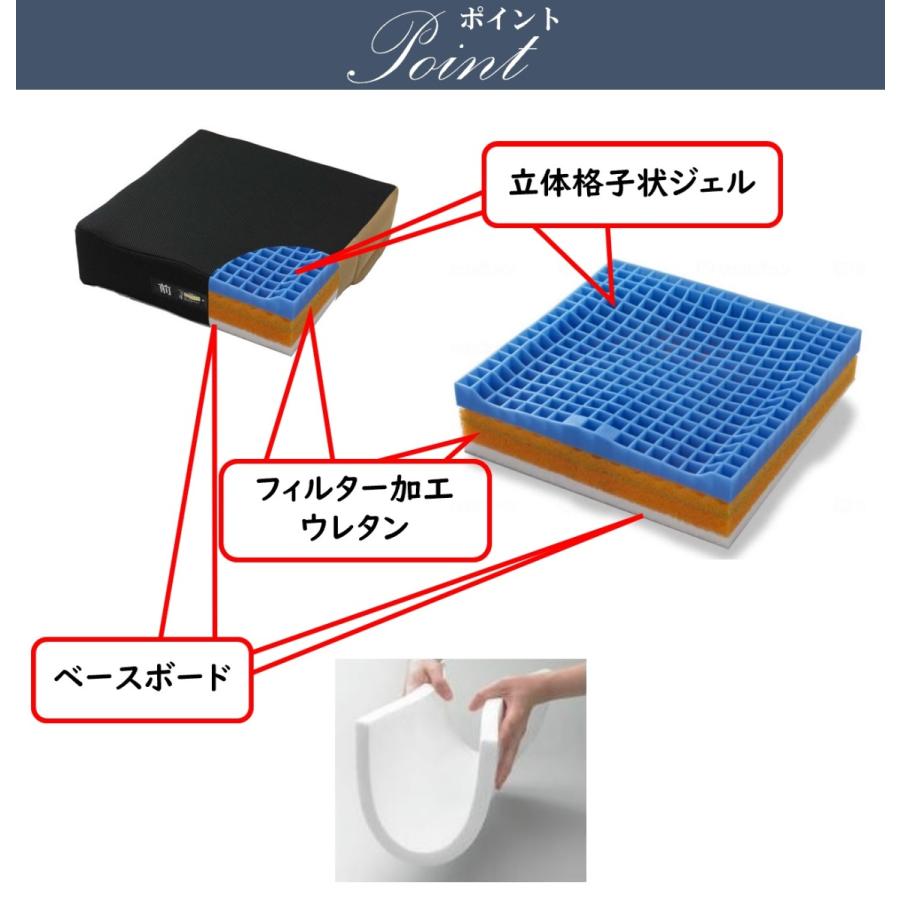 WEB限定】【WEB限定】車いす用クッション ズレ防止 快適座位 通気性