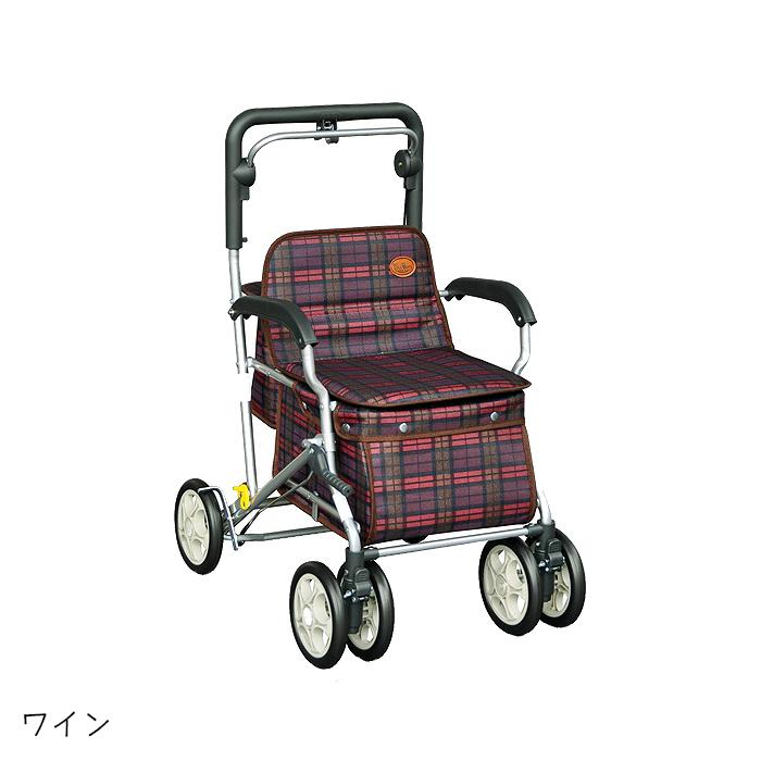 シルバーカー カート 手押し車 4輪 ボックス 歩行 散歩 リハビリ