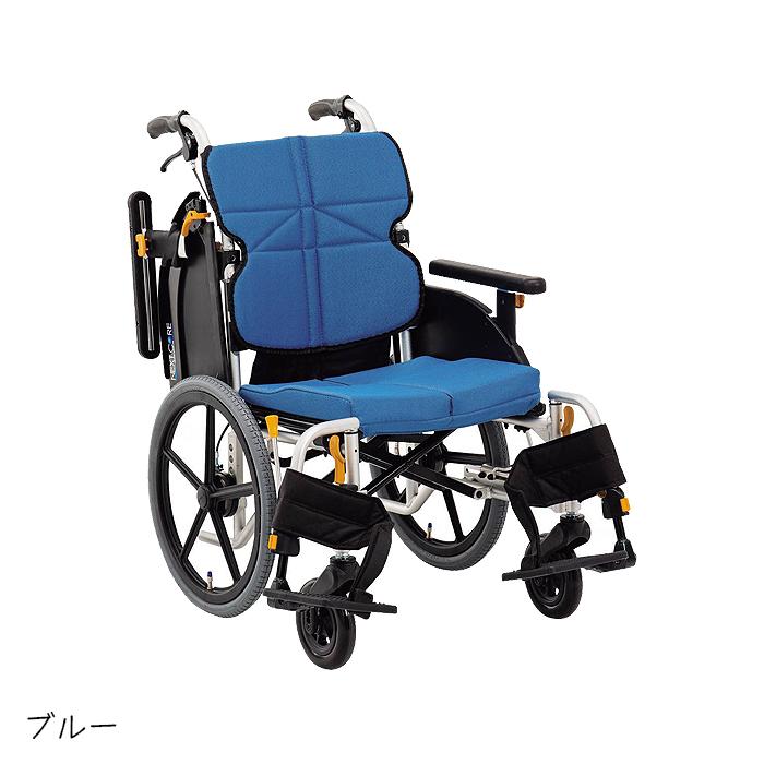 NEXT CORE 車椅子 車いす 車イス エアータイヤ 介助 移動 歩行補助 介護 病院 施設 ネクストコア ミニモ(低床モジュール)【介助型】NEXT-60B　_3