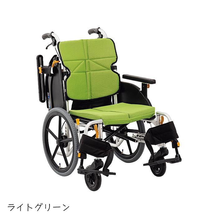 NEXT CORE 車椅子 車いす 車イス エアータイヤ 介助 移動 歩行補助 介護 病院 施設 ネクストコア ミニモ(低床モジュール)【介助型】NEXT-60B　_4