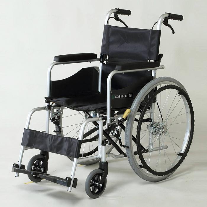 KOEKI 車椅子 車いす 車イス ノーパンク 自走 移動 介護 病院 施設