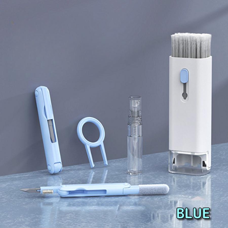 パソコンクリーナー 卓上クリーナー スマホ キーボード イヤホン デスク周り ブラシ 多機能 掃除 軽量 クリーニング | ブランド登録なし | 10