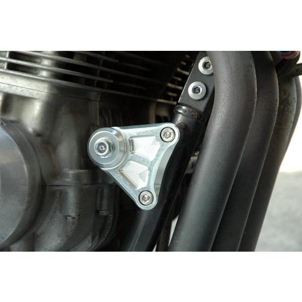 ゼファー1100 ビレットエンジンハンガーセット シルバー