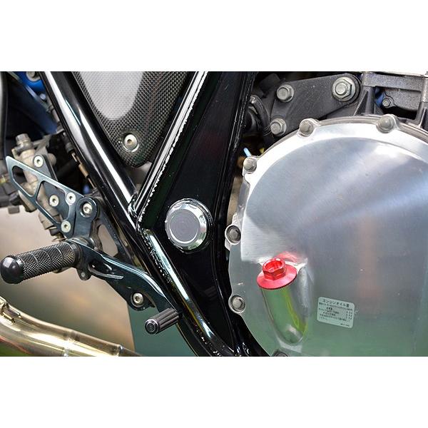CB1000SF SC30 フレームホールプラグ シルバー : Complsah Factory