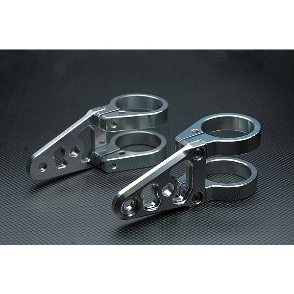 汎用ビレットヘッドライトステー 41φ用 シルバー : Complsah Factory