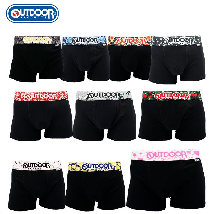 爆買【ブラック10枚組】OUTDOORブラックシリーズ メンズボクサーパンツ
