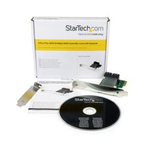 ＳｔａｒＴｅｃｈ．ｃｏｍ PCI Expressカード/x2/PCIe 2.0 - 4ポート SATA 3.0/HyperDuo機能 目安在庫=△｜compmoto-y｜05