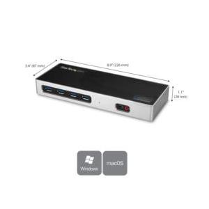 ＳｔａｒＴｅｃｈ．ｃｏｍ ドック/USB-A&C/2画面/4K60Hz HDMI DP/96W PD/6x USB/LAN 目安在庫=△ 