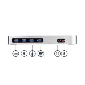 ＳｔａｒＴｅｃｈ．ｃｏｍ ドック/USB-A&C/2画面/4K60Hz HDMI DP/96W PD/6x USB/LAN 目安在庫=△ 