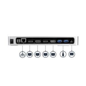 ＳｔａｒＴｅｃｈ．ｃｏｍ ドック/USB-A&C/2画面/4K60Hz HDMI DP/96W PD/6x USB/LAN 目安在庫=△ 