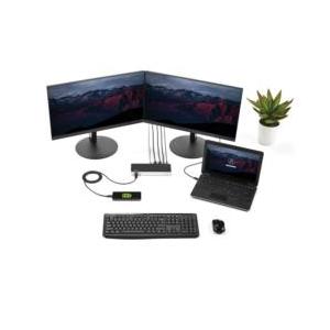ＳｔａｒＴｅｃｈ．ｃｏｍ ドック/USB-C/2画面/4K30Hz HDMI DVI/60W PD/5x USB/LAN 目安在庫=△の画像
