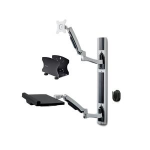 【動作確認済】カスタマーディスプレイ StarTech．com モニターアーム&キーボードトレイ一体型PC