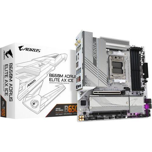 GIGABYTE B650M AORUS ELITE AX ICE 目安在庫=○ : 0889523040348 