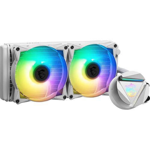 ＭＳＩ MSI 240mm簡易水冷 ホワイトモデル[ MAG CORELIQUID 240R V2 WHITE ] 目安在庫=○