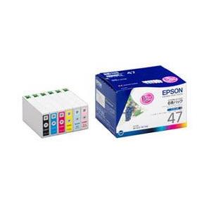 エプソン（EPSON） インクカートリッジ 6色パック IC6CL47 目安在庫