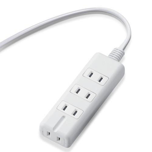 ELECOM（エレコム） 磁石タップ/4個口(内3ピン1)/3m/ホワイト メーカー