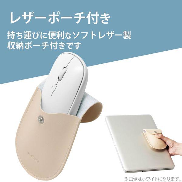 エレコム 超薄型 BlueLEDマウス Bluetooth対応 4ボタン ポーチ付かわいい ピンク メーカー在庫品｜compmoto-y｜07