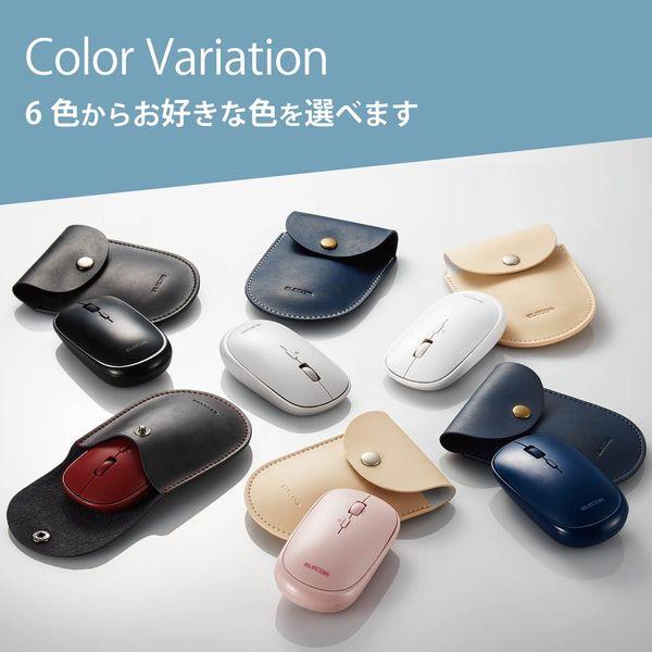 エレコム 超薄型 BlueLEDマウス Bluetooth対応 4ボタン ポーチ付かわいい ピンク メーカー在庫品｜compmoto-y｜08