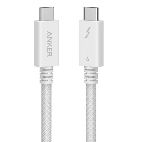 アンカージャパン ANKER Prime USB-C&USB-Cケーブル Thunderbolt4(240W) 1.0m ホワイト 1本 取り寄せ商品