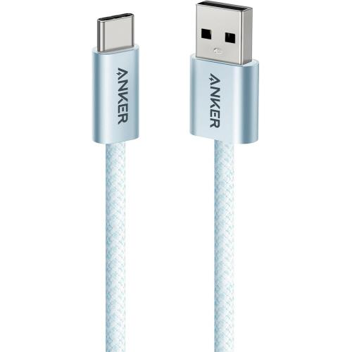 アンカージャパン ANKER Zolo USB-C&USB-Aケーブル 1.0m ブルー 1本 取り寄せ商品