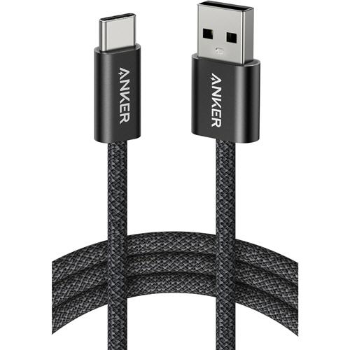 アンカージャパン ANKER Zolo USB-C&USB-Aケーブル 1.8m ブラック 1本 取り寄せ商品