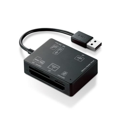 ELECOM（エレコム） メモリリーダライタ SD+MS+CF+XD ブラック MR