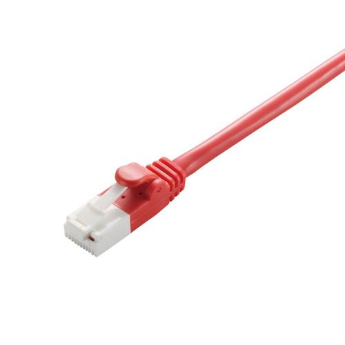 ELECOM（エレコム） RoHS LANケーブル CAT5E 爪折防止 5m レッド 簡易