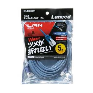 ELECOM（エレコム） ツメ折れ防止LANケーブル(Cat6) 5.0m ブルー LD