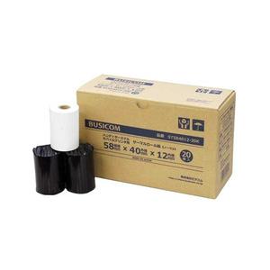 ビジコム ST584012-20K 感熱レジロール 58mm×40φ×12(20ロール入)65μ 目安在庫=○（Yahoo!・コンプモト ヤフー店）