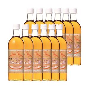 カネショウ 青森の味！フルーツビネガー ハチミツ入りんご酢（樽熟成）【500ml 12本】 目安在庫=○（Yahoo!・コンプモト ヤフー店）