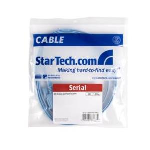 ＳｔａｒＴｅｃｈ．ｃｏｍ Ciscoルータ用コンソールケーブル/RJ45 - D-Sub9ピン (F-M)/1.8m 目安在庫=○｜compmoto｜04