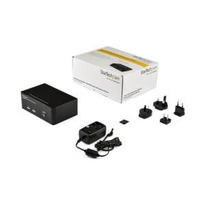 ＳｔａｒＴｅｃｈ．ｃｏｍ KVMスイッチ/2ポート/2画面/DP/2560x1600/USB 2.0 ハブ/AUX 目安在庫=△の画像