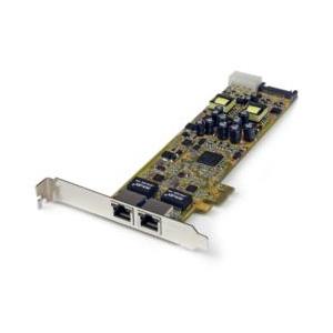 ＳｔａｒＴｅｃｈ．ｃｏｍ LANカード/PCI Express/x1/2x RJ45/10/100/1000 Mbps/PoE 目安在庫=△