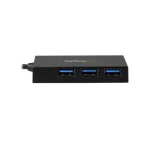 ＳｔａｒＴｅｃｈ．ｃｏｍ USBハブ/USB 3.0/USB-C - 3xA+1xC/バスパワー/TB3互換/ブラック 目安在庫=△_2