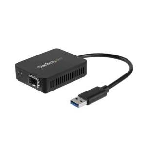 ＳｔａｒＴｅｃｈ．ｃｏｍ LANアダプター/USB 3.0/MSA準拠オープンSFPスロット/1000Mbps 目安在庫=△
