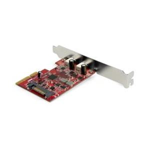 ＳｔａｒＴｅｃｈ．ｃｏｍ USB増設カード/PCIe 3.0 - 2x USB-C/10Gbps/SATA電源/UASP 目安在庫=○_1