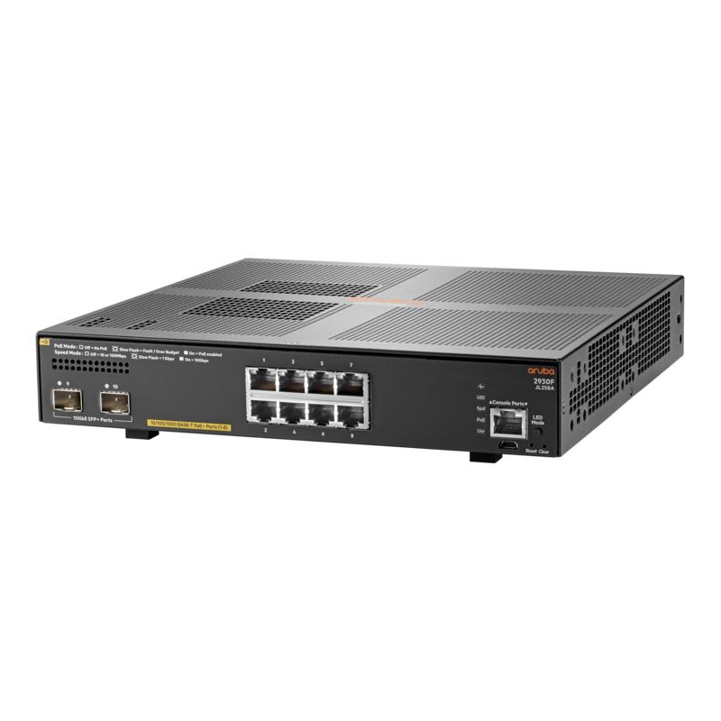 日本ヒューレット・パッカード HPE Aruba 2930F 8G PoE+ 2SFP+ Switch 目安在庫=△｜compmoto