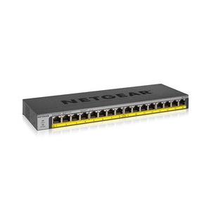 ネットギア・インターナショナル GS116LP ギガ16ポート PoE+(76W)対応 アンマネージスイッチ 目安在庫=△