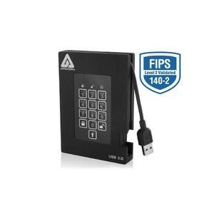 Ａｐｒｉｃｏｒｎ Aegis Padlock Fortress - USB 3.0 A25-3PL256-500F (R2) 目安在庫=△
