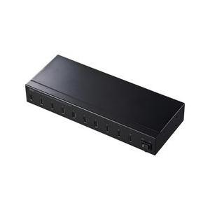 サンワサプライ USB2.0 10ポートハブ USB-2HCS10 メーカー在庫品