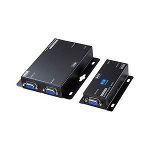 サンワサプライ ディスプレイエクステンダー(セットモデル) VGA-EXSET2N メーカー在庫品